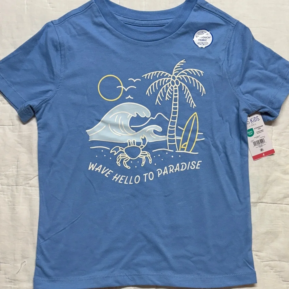 NWT 365Kids 4-Pack Graphic Tees Size 4‎ | Super Soft Cotton Bundle